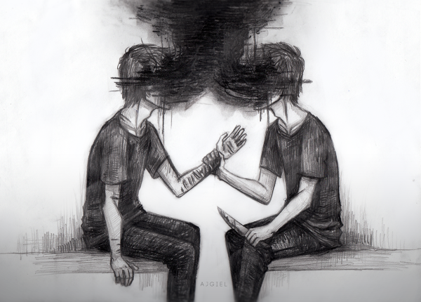 Рисунки карандашом грустные