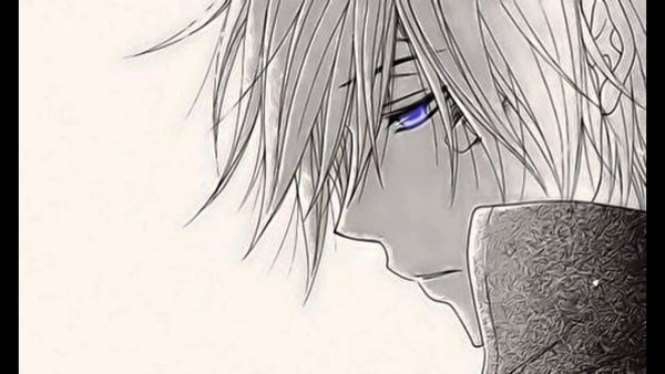 Грустный аниме парень