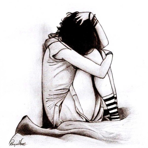 Грустные рисунки