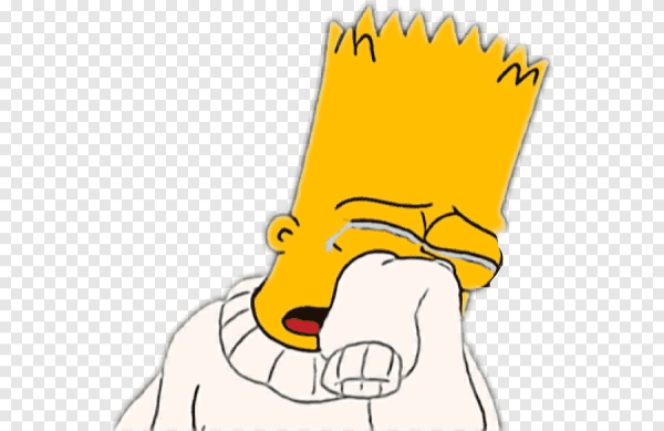 Плачущий барт симпсон