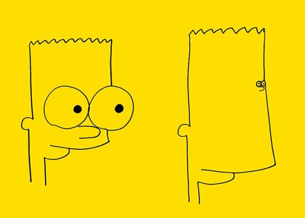 Симпсоны скетчбук барт