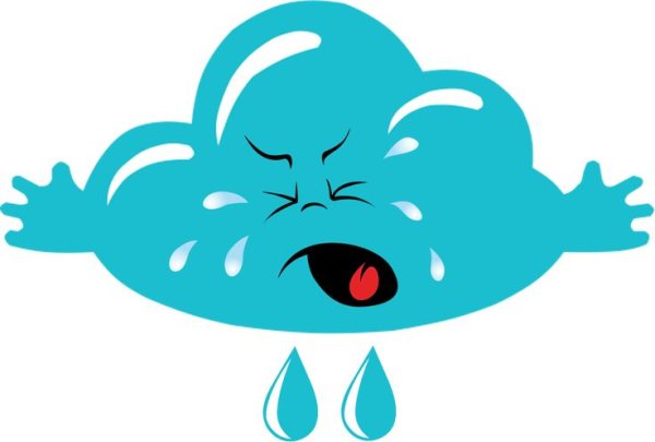 Тучка плачет для детей