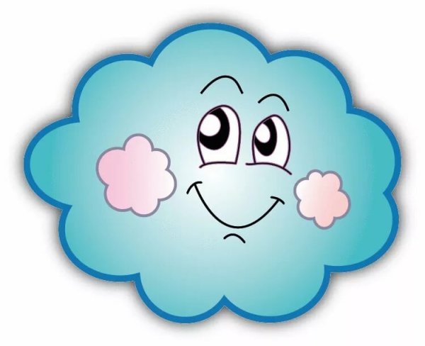 Облачко мультяшное