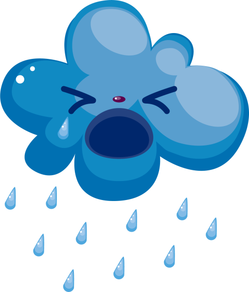 Тучка с дождиком