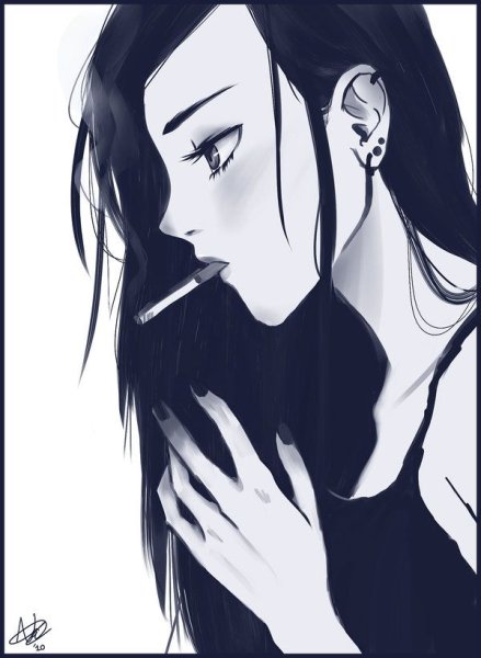 Черно белые арты