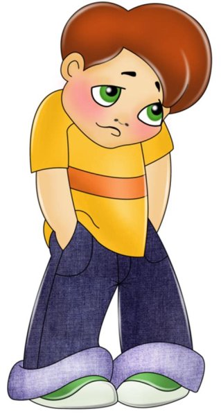 Грустный и веселый мальчик