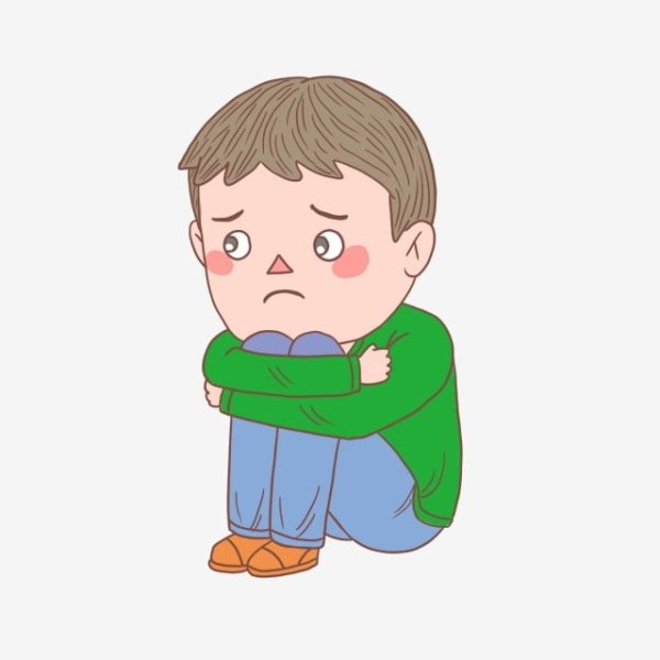 Грустный мальчик для детей