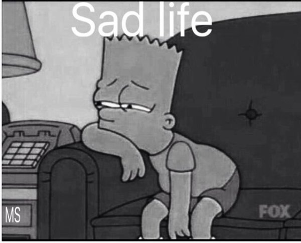 Симпсоны для срисовки грустные