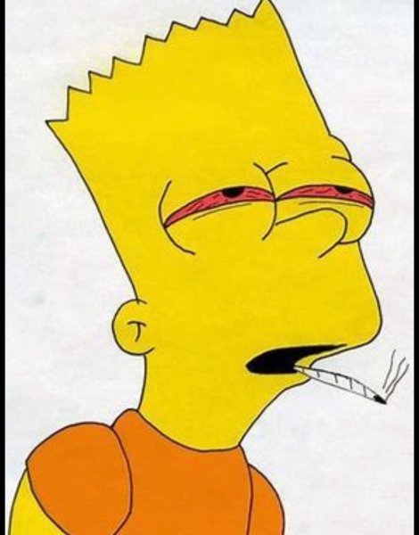 Сонный барт симпсон