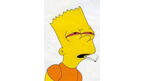 Укуренный барт симпсон