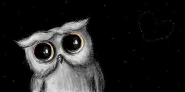 Грустная Сова плачет