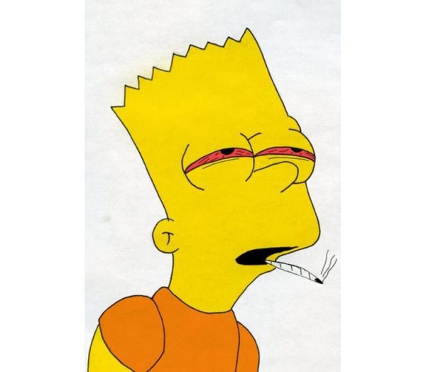 Накуренный барт симпсон