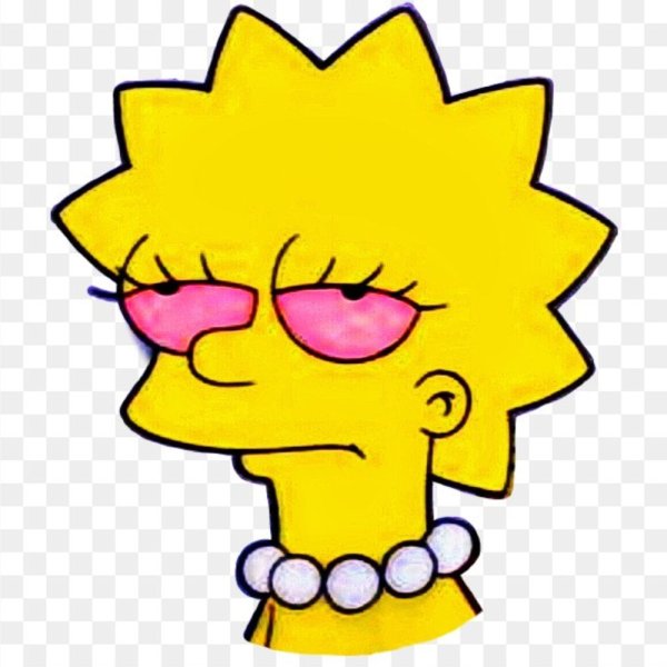 Накуренная Лиза симпсон