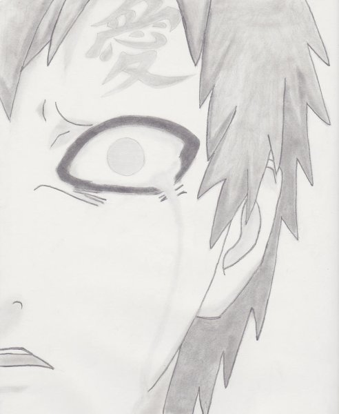 Гаара в слезах Манга