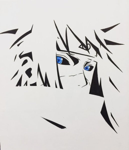 Минато Намикадзе карандашом