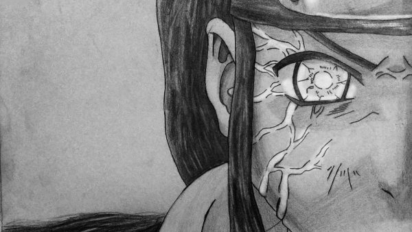 Неджи бьякуган арт