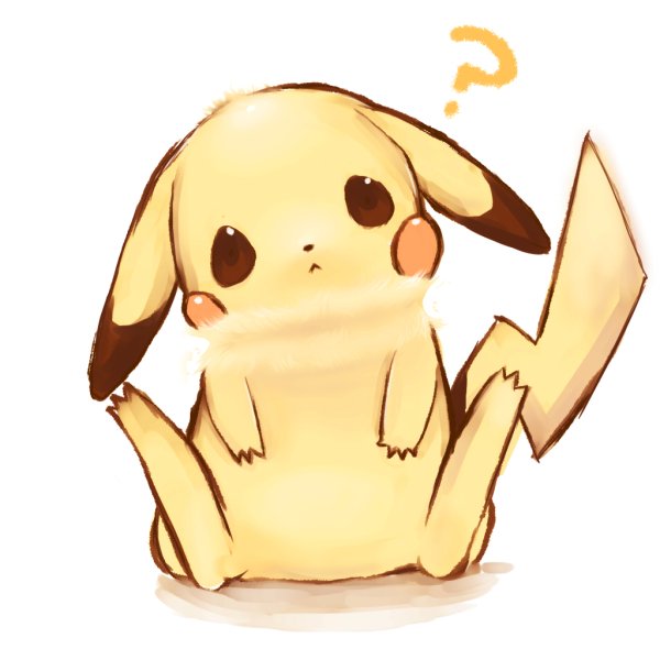 Рисунки для срисовки Пикачу няшные