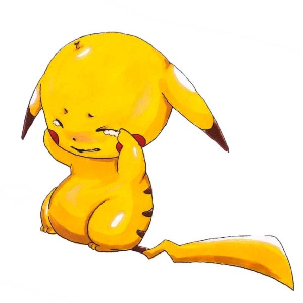 Грустный покемон