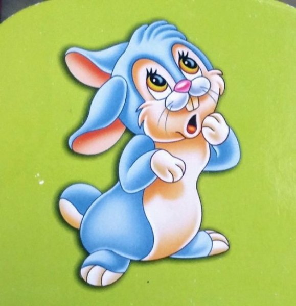 Грустный зайчик для детей