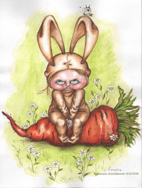 Обидели зайку