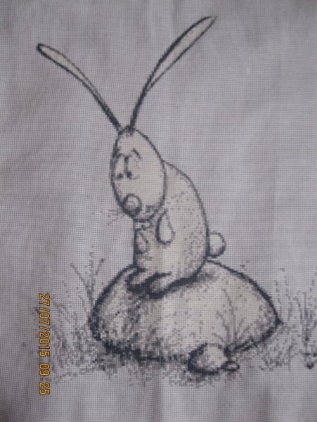 Грустные зайцы картина