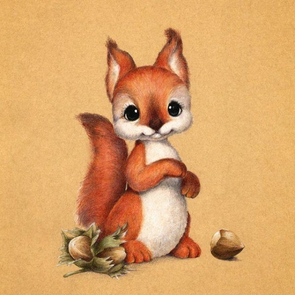 Мультяшные зверьки