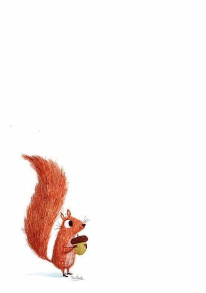 Белочки мультяшные милые