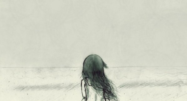 Одиночество арт карандашом