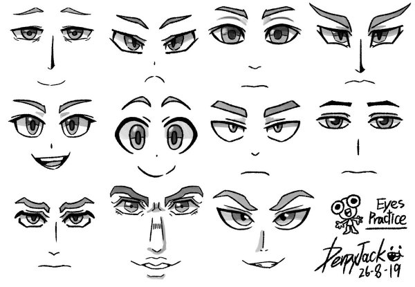 Брови эмоции