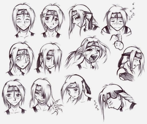 Грустные эмоции для рисования