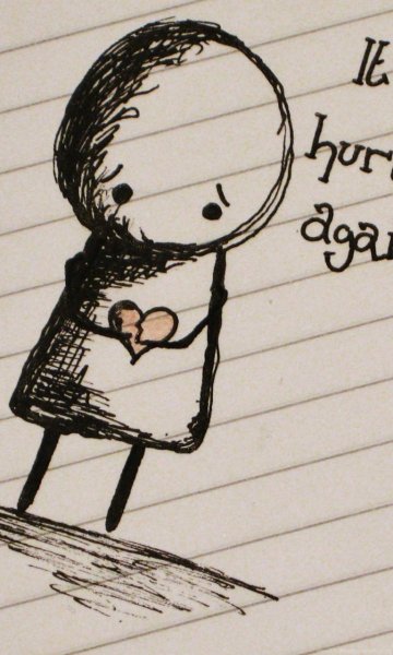 Рисунки для срисовки с надписями грустные