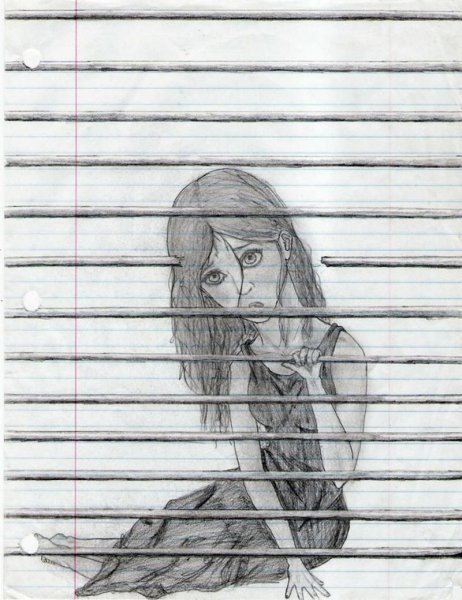 Рисунки в тетради