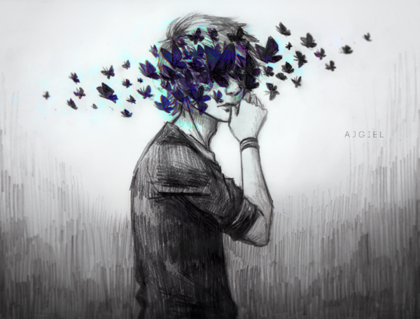 Грустные арты