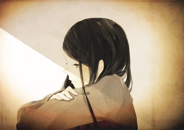 Грустное аниме