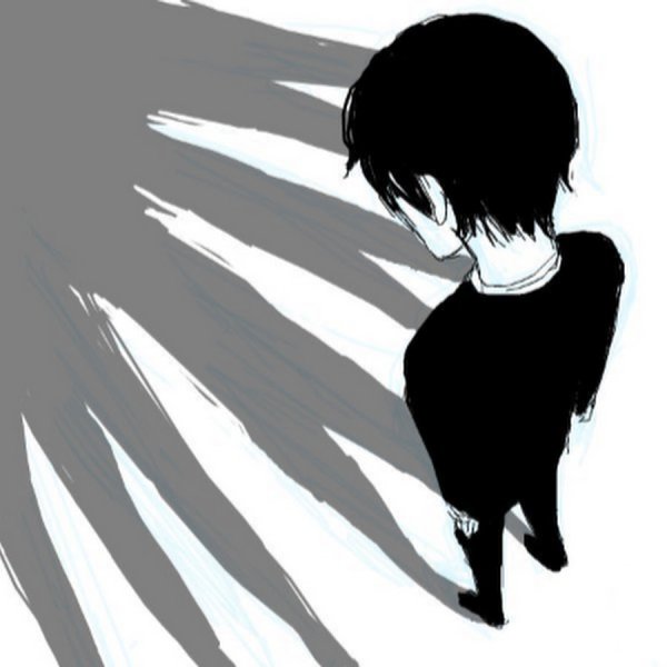 Аниме черно белое одиночество