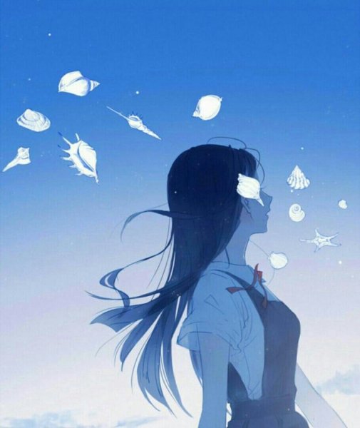 Аниме девушка депрессия