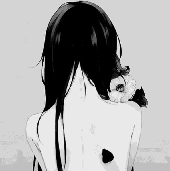 Черно белые арты