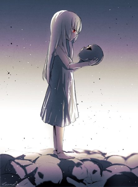 Грустная девочка