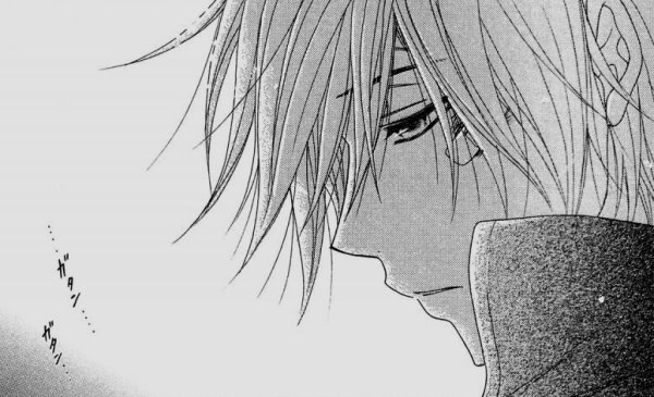 Грустный аниме парень