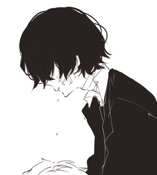 Аниме кун плачет