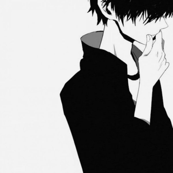 Курящий человек аниме