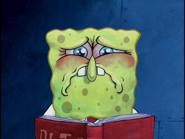 Губка Боб квадратные штаны Спанч Боб плачет