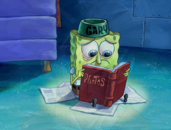 Спанч Боб грустит