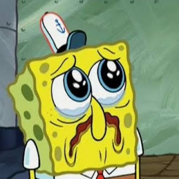 Грустный губка Боб