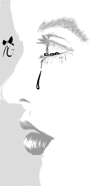 Слезы рисунок