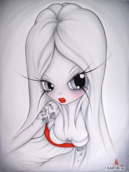 Рисунки для срисовки прикольные грустные