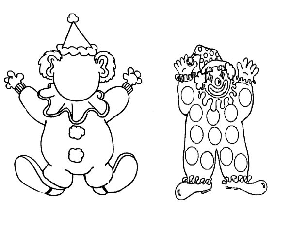 Клоун рисунок