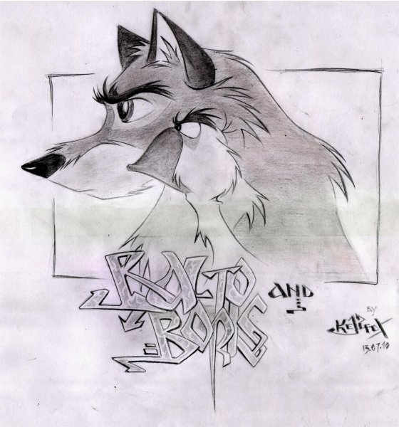 Рисунки для срисовки Балто