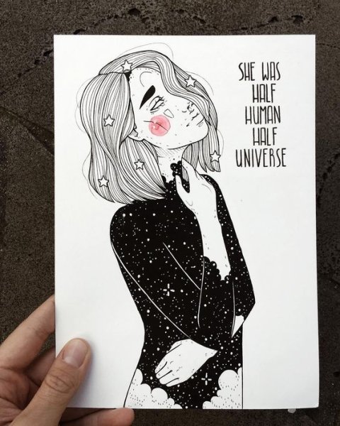 Рисунки для скетчбука со смыслом