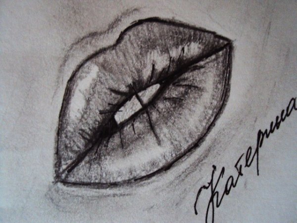 Девочка карандашом